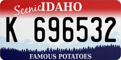 ID license plate K696532