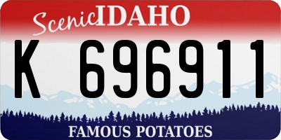 ID license plate K696911