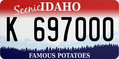 ID license plate K697000
