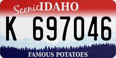 ID license plate K697046