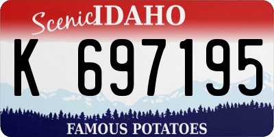 ID license plate K697195