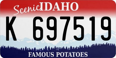 ID license plate K697519