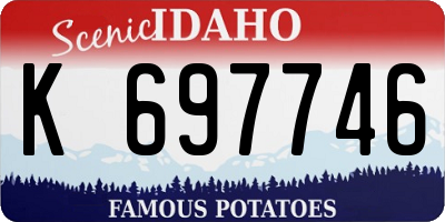 ID license plate K697746