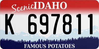 ID license plate K697811