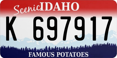ID license plate K697917
