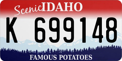 ID license plate K699148