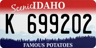 ID license plate K699202