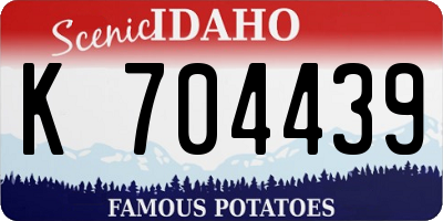 ID license plate K704439