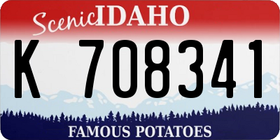 ID license plate K708341
