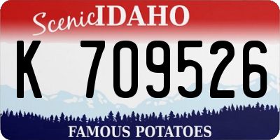 ID license plate K709526