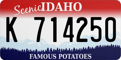 ID license plate K714250