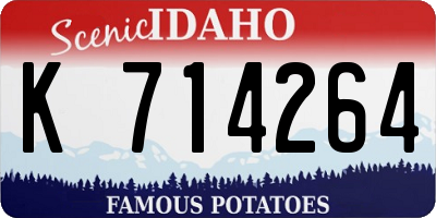 ID license plate K714264