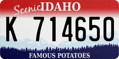 ID license plate K714650