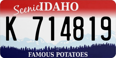 ID license plate K714819