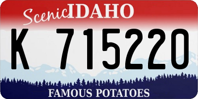 ID license plate K715220