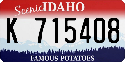 ID license plate K715408