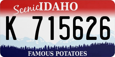 ID license plate K715626