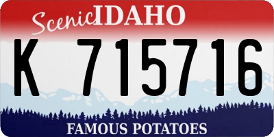 ID license plate K715716