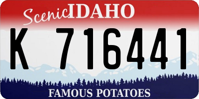 ID license plate K716441