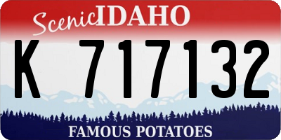 ID license plate K717132