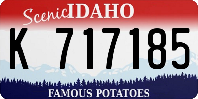 ID license plate K717185