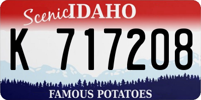 ID license plate K717208