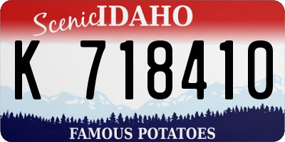 ID license plate K718410