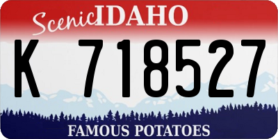 ID license plate K718527