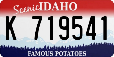 ID license plate K719541