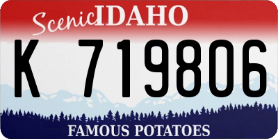 ID license plate K719806