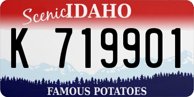 ID license plate K719901