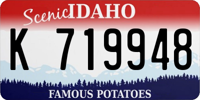 ID license plate K719948