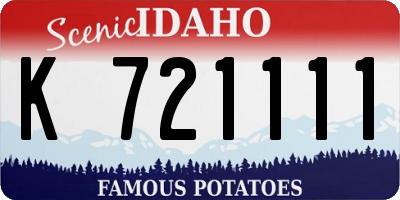 ID license plate K721111