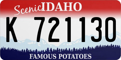 ID license plate K721130