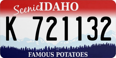 ID license plate K721132