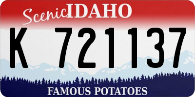 ID license plate K721137