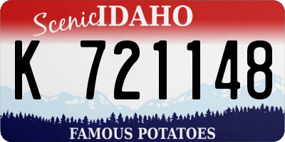 ID license plate K721148