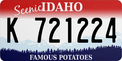 ID license plate K721224