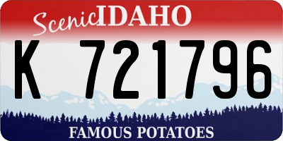 ID license plate K721796
