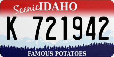 ID license plate K721942