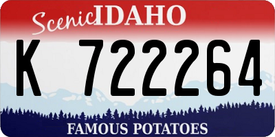 ID license plate K722264