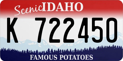 ID license plate K722450
