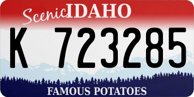 ID license plate K723285