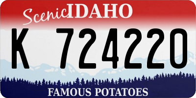 ID license plate K724220