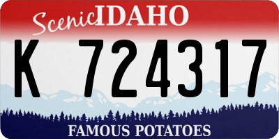 ID license plate K724317