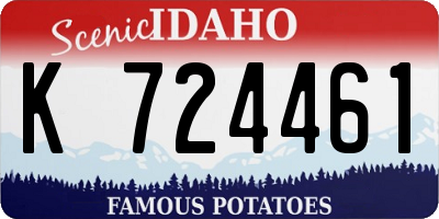 ID license plate K724461