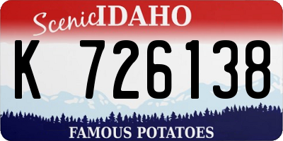 ID license plate K726138