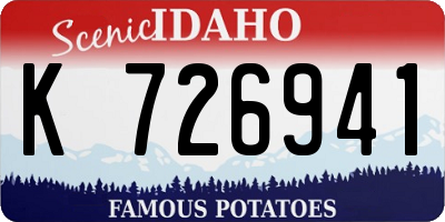 ID license plate K726941