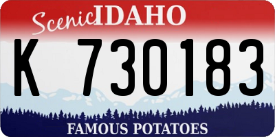 ID license plate K730183