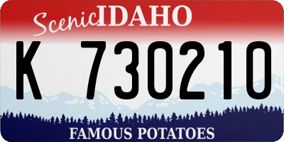 ID license plate K730210